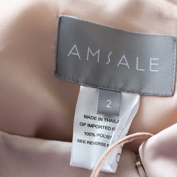 Amsale Kaia Bridesmaid Dress Rose Quartz Size 2 - Picture 8 of 8